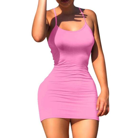 Sexy Spaghetti Strap Tank Dress - Size Small - Picture 1 of 6